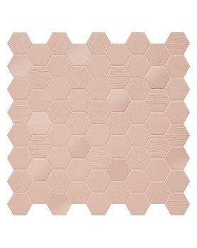 Mosaïque Terratinta Hexa Rosy Blush mix 31,6x31,6