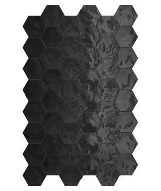 Carrelage Terratinta Hexa Wall Black Swan 17,3x15