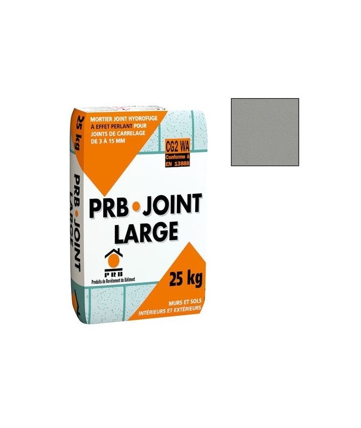 Joint large PRB gris moyen 25kg