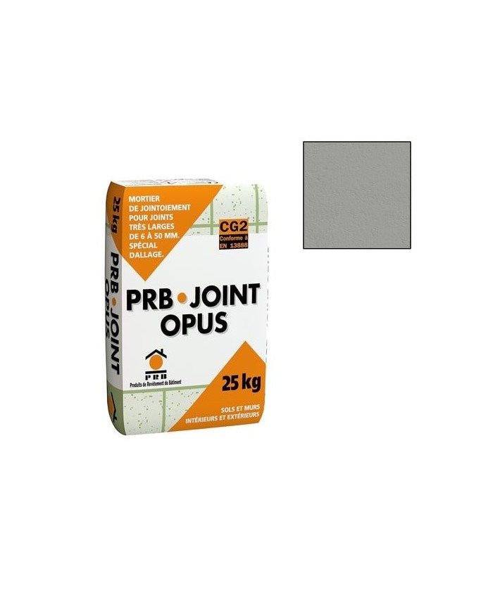 Joint opus PRB gris foncé 25kg Joint opus PRB gris foncé 25kg