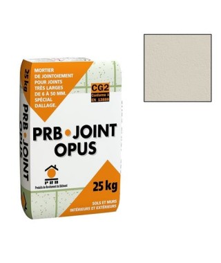 Joint opus PRB jaune paille 25kg