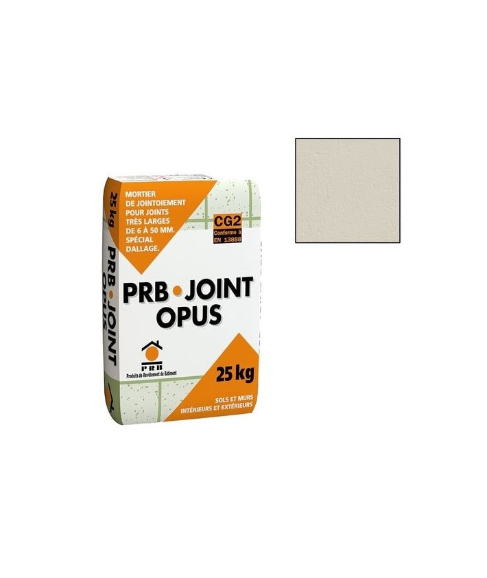 Joint opus PRB jaune paille 25kg