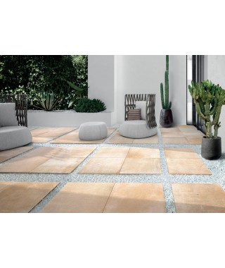 Carrelage extérieur 2cm Casalgrande Padana Pietra Baugé antracite 60x60 rectifié