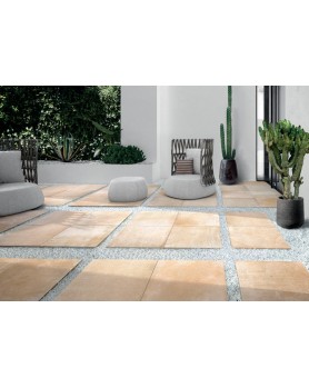 Carrelage extérieur 2cm Casalgrande Padana Pietra Baugé antracite 60x60 rectifié