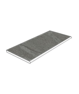 Margelle piscine 2cm Gris Effet Pierre Novoceram Kobe Béryl 29x60 LT37