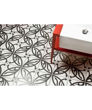 Carreau Kerion Neocim classic 20 x20 Optique framboise décor