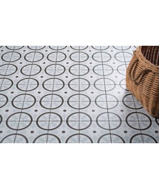 Carreau Kerion Neocim classic 20 x20 Optique framboise décor