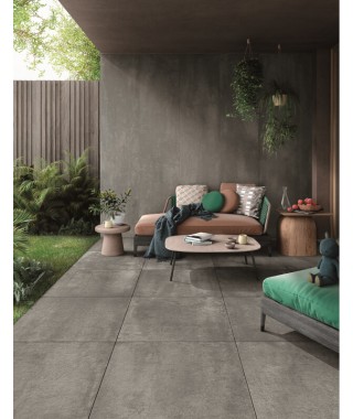 Carrelage extérieur 2cm Mirage Glocal gris clair 90x90 rectifié