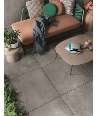 Carrelage extérieur 2cm Mirage Glocal gris clair 90x90 rectifié