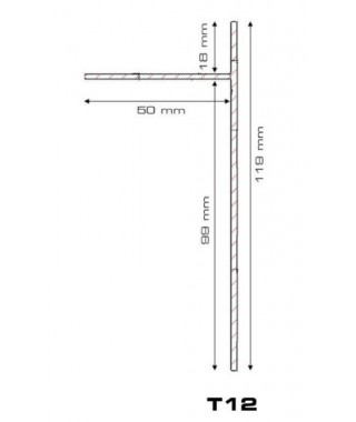 Bordure terrasse sur plot Bordalu Alu anodise