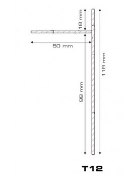 Bordure terrasse sur plot Bordalu Alu anodise