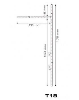 Bordure terrasse sur plot Bordalu Alu anodise