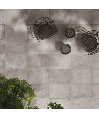 Carrelage extérieur 2cm Novoceram Château 80x80 Gris