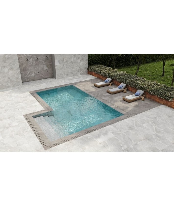 Carrelage Tuscania Slash 61x122 Ivory