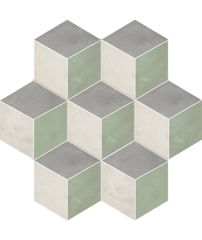 Carreau Marca Corona Terra 25x21.6 Avorio Esagono