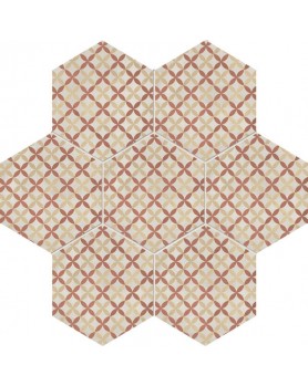 Carreau Marca Corona Terra 25x21.6 Avorio Esagono