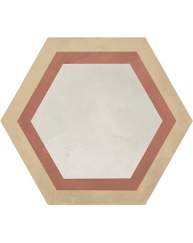 Carreau Marca Corona Terra 25x21.6 Avorio Esagono