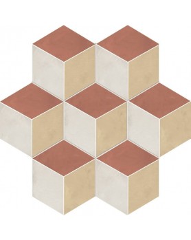 Carreau Marca Corona Terra 25x21.6 Avorio Esagono