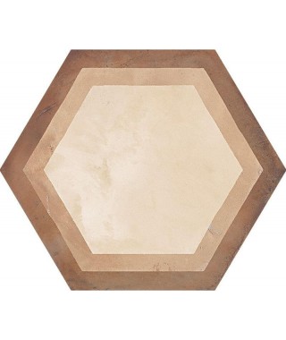 Carreau Marca Corona Terra 25x21.6 Avorio Esagono