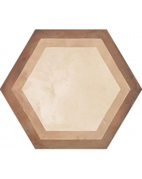 Carreau Marca Corona Terra 25x21.6 Avorio Esagono