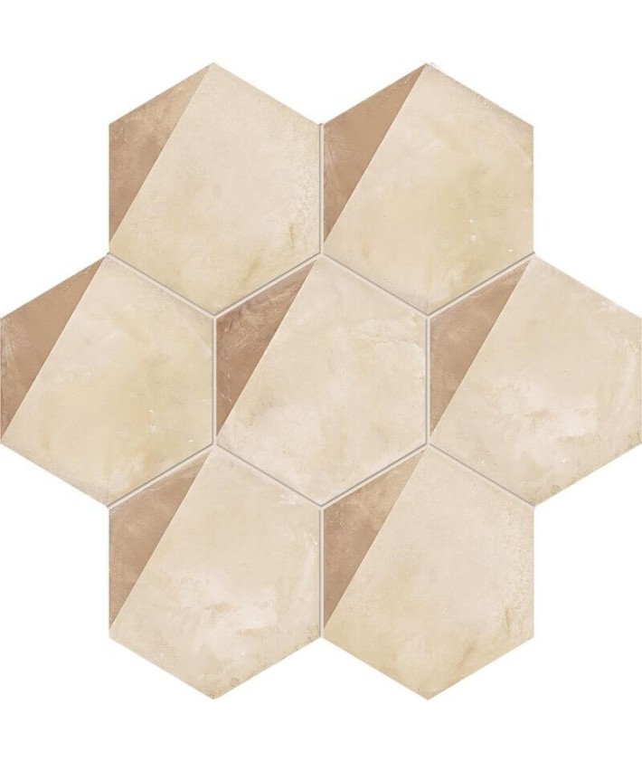 Carreau Marca Corona Terra 25x21.6 Avorio Esagono