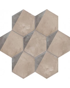 Carreau Marca Corona Terra 25x21.6 Avorio Esagono