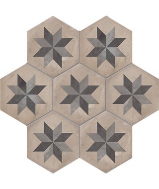 Carreau Marca Corona Terra 25x21.6 Avorio Esagono