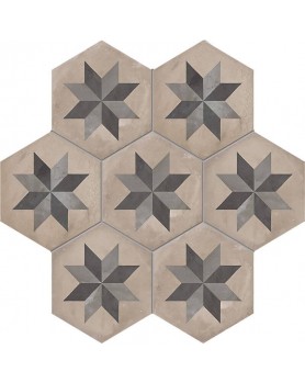 Carreau Marca Corona Terra 25x21.6 Avorio Esagono