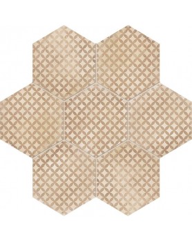 Carreau Marca Corona Terra 25x21.6 Avorio Esagono