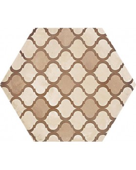 Carreau Marca Corona Terra 25x21.6 Avorio Esagono