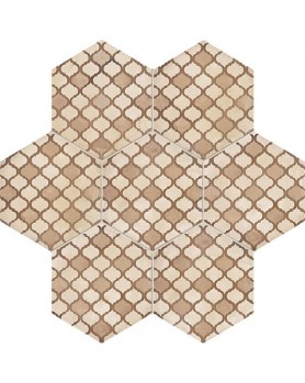Carreau Marca Corona Terra 25x21.6 Avorio Esagono