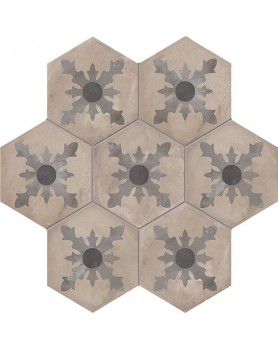 Carreau Marca Corona Terra 25x21.6 Avorio Esagono