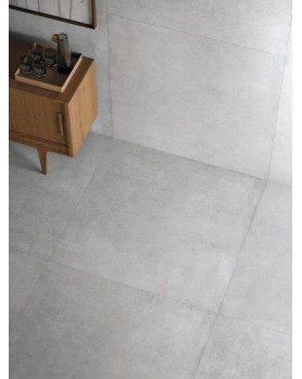 Carrelage intérieur imitation ciment : Refin Plain 120x120 Rectifié