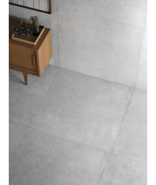 Carrelage intérieur imitation ciment : Refin Plain 120x120 Rectifié
