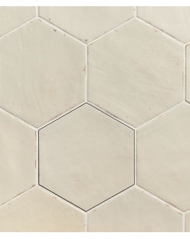 Carrelage Blanc Effet Zellige Carmen Souk Nomade Bone