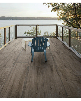 Carrelage terrasse 2cm imitation bois Ragno Woodmania Musk 40x120