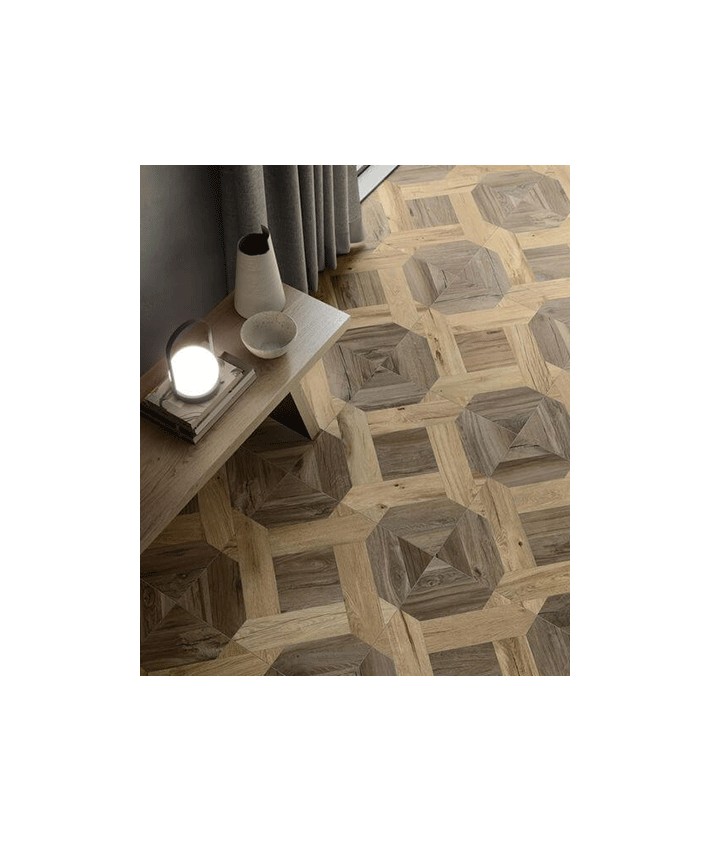 Carrelage intérieur beige marron effet bois Flaviker Nordik Wood Mansion Gold Brown 60x60