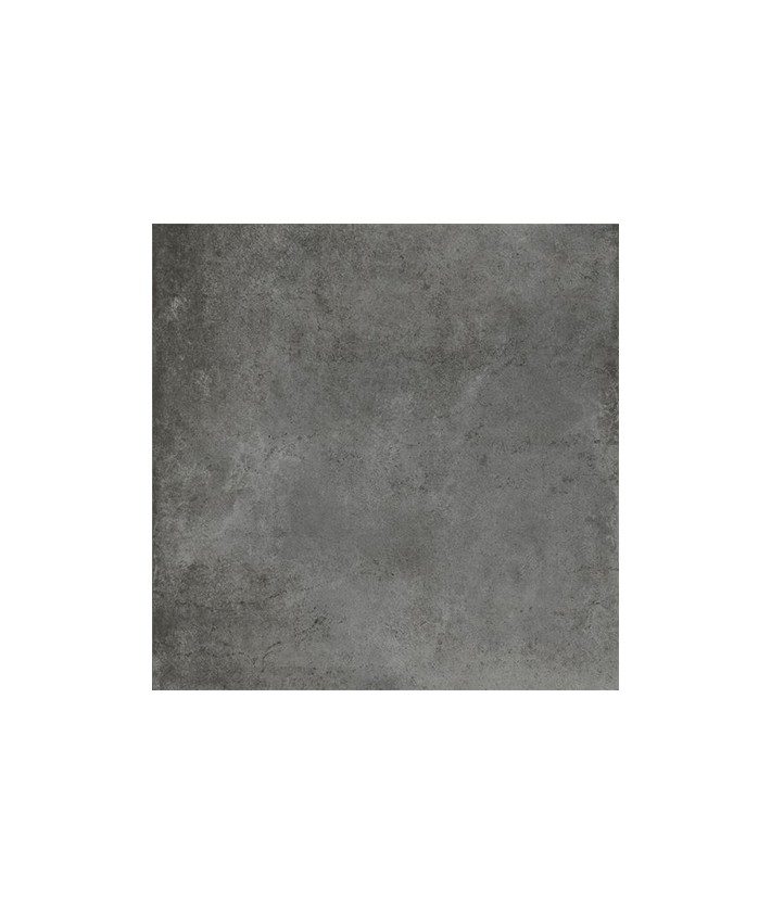 Carrelage extérieur gris foncé aspect béton Sil Ceramiche Gordes 60x60 rectifié structuré