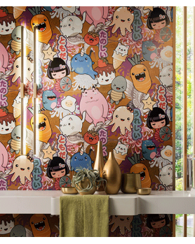 Faïence décor Novoceram Kawaii 40x80 rectifié