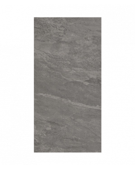 Carrelage extérieur 2cm imitation pierre gris foncé Novoceram Kobe 45x90 rectifié structuré