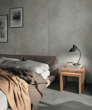 Carrelage mur gris aspect béton Mirage Clay Awake 80x80