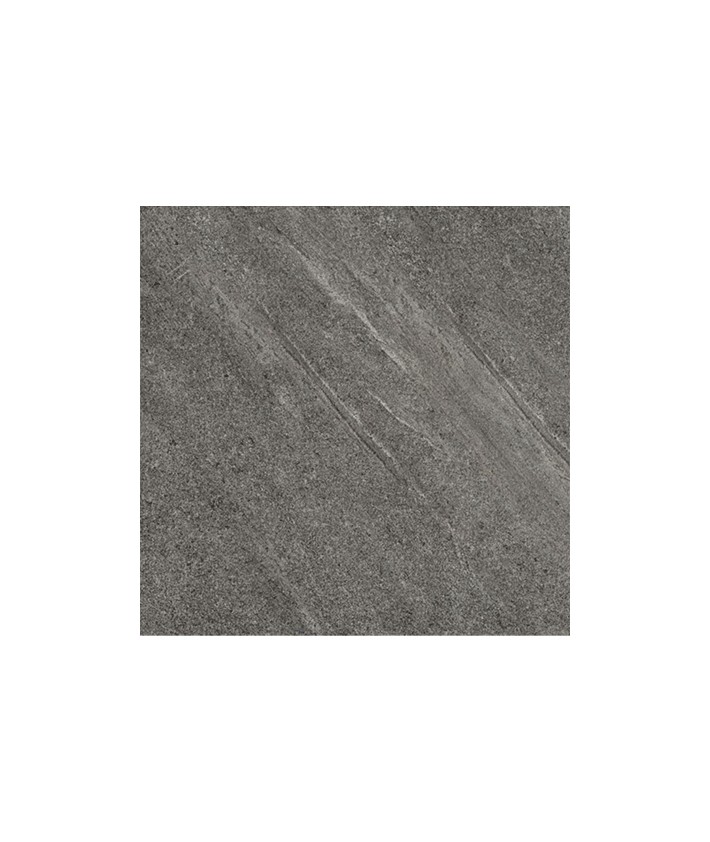 Carrelage aspect pierre gris foncé extérieur Tuscania Limestone Coal 61x61