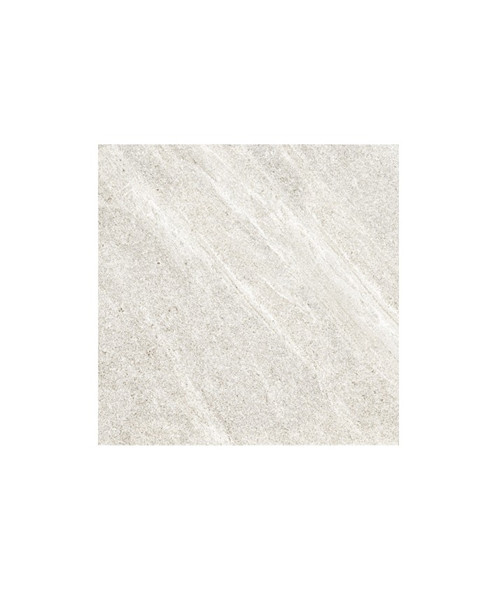 Carrelage blanccassé pour extérieur effet pierre 2cm Tuscania Limestone Ice 61x61