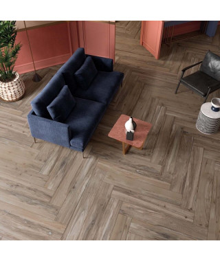 Carrelage imitation parquet Abk Nest oak rectifié 20X120