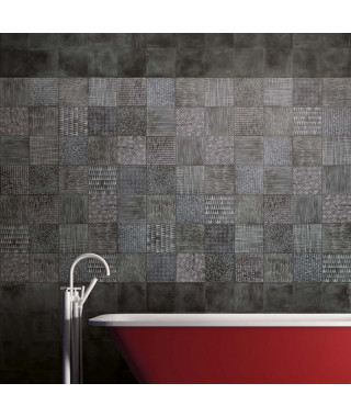 Carrelage decor ABK Play Etno mix dark 20x20