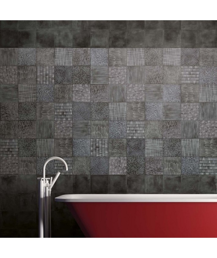 Carrelage decor ABK Play Etno mix dark 20x20