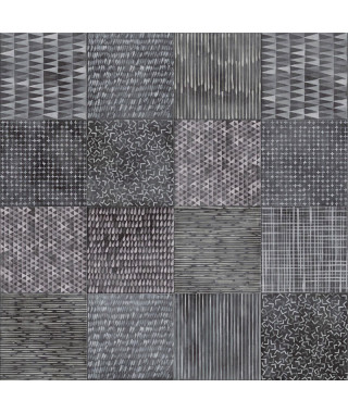 Carrelage decor ABK Play Etno mix dark 20x20