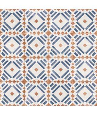 Carrelage decor ABK Play Labyrinth bleu 20x20