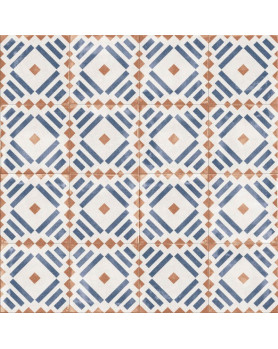 Carrelage decor ABK Play Labyrinth bleu 20x20