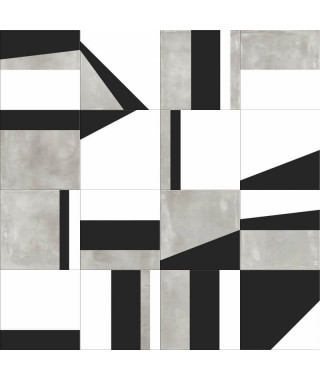 Carrelage decor ABK Play Edge gris 20x20